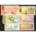 REPLACEMENT NOTES COMPLETE SET OF CL STALS &  DECIMALS R50 TO R1 1990 FIRST ISSUE  [1 BID TAKES ALL]