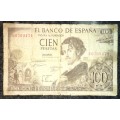 SPAIN 100 PESETAS 1965