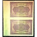 GERMANY 50,000 MARK CLOSE IN SEQUENCE 11484117-119-- 1922(1 BID TAKES ALL)