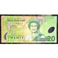 NEW ZEALAND 20 DOLLARS 2014 POLYMER NOTE