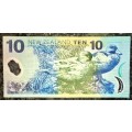 NEW ZEALAND 10 DOLLARS 2014 POLYMER NOTE