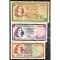 COMPLETE SET OF G.RISSIK R10 ,R5 & R1 IS A ERROR NOTE(DARK INK) SECOND ISSUE 1966(1 BID TAKES ALL)
