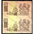 CL STALS R20 IN SEQUENCE AM5908040-039 UNC E/A 1ST ISSUE 1990 (ONE BID TAKES ALL)