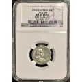 R S A -  10 CENT --1965 GRADED AU NGC LOOKS LIKE ERROR COIN (RIM)