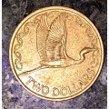 NEW ZEALAND 2 DOLLAR 1990