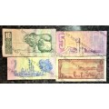 SET OF VARIOUS GOVERNORS & DECIMALS R10 TO R1 ( 1 BID TAKES ALL)