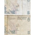 ARGENTINA 5 PESO TWO DIFFERENT SIGNATURE`S  ND  (1 BID TAKES ALL)