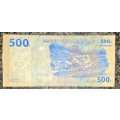 CONGO 500 FRANC 04-01-2002