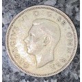 GREAT BRITAIN SILVER 1 SHILLING 1942