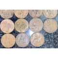 GREAT BRITAIN SET 1 PENNY`S 1900,02,03,07,2X1913, 16,17, 2X1919, 27,35,38,40 & 1945(1 BID TAKES ALL)