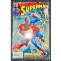 SUPERMAN - UNNATURAL DISASTER NO 38 -  1989 (DC)GOOD CONDITION