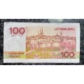 LUXEMBOURG 100 FRANCS 1980