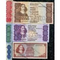 COMPLETE SET OF CL STALS & DECIMALS  R50 TO R2 - 1ST ISSUE 1990[R1 DE JONGH 1967](1 BID TAKES ALL)