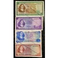 COMPLETE SET OF TW DE JONGH & DECIMALS R10 TO R1 ,,,1967-1975 BETTER CONDITION  (1 BID TAKES ALL)