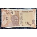 INDIA 10 RUPEE  MAHATMA GANDHI 2018