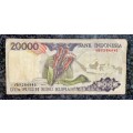 INDONESIA 20,000 RUPIAH 1995