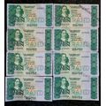 TW DE JONGH R10 -C3, C5, C6, C9, C10, C14, C15 & C16- 4TH ISSUE 1978 (1 BID TAKES ALL 8 NOTES)