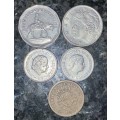 SET OF VARIOUS COINS ARGENTINA, BRASIL & MOZAMBIQUE (1 BID TAKES ALL)