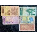 COMPLETE SET OF TW DE JONGH & DECIMALS R20 TO R2,,,1978---4TH ISSUE & R1 -1967 ( 1 BID TAKES ALL)