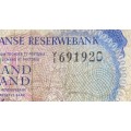 REPLACEMENT NOTE TW DE JONGH R2 --Y2...1974,,, 2ND ISSUE AFR/ENG