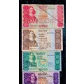 SET OF VARIOUS GOVERNORS & DECIMALS R50 TO R1  ( 1 BID TAKES ALL)