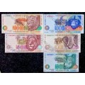 COMPLETE SET OF CL STALS & DECIMALS  R200 TO R10AA - R20AA UNC-AUNC SECOND ISSUE 1992-1994