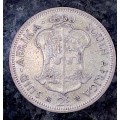 S A UNION SILVER 2 SHILLING 1960