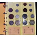 S A UNION COLLECTION 1923-1946 IN ORIGANAL BICKELS ALBUM NEAR COMPLETE ONLY 18 COINS MISSING
