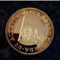 CAPE COIN HERITAGE COLLECTION-NETHERLAND GOLD PLATED STERLING SILVER ZEELAND 1672 HOEDJES-SCHEILLING