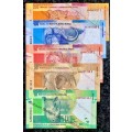 COMPLETE SET GILL MARCUS R200HB VF+ TO ALL AA R10 UNC 2ND ISSUE 2012(MANDELA WTM) 1 BID TAKES ALL