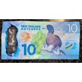 NEW ZEALAND 10 DOLLARS 2015 POLYMER NOTE
