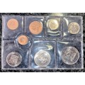 S A MINT UNCIRCULATED SET 1977 -- R1 TO 1/2 CENT - SEALED FROM SA MINT