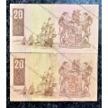 REPLACEMENT NOTES GPC DE KOCK R20 - Z62 & Z63 - THIRD ISSUE 1984 (1 BID TAKES ALL)