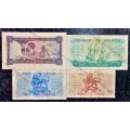 COMPLETE SET OF G.RISSIK & DECIMALS R20 TO R1 - FIRST ISSUE - 1962 BIG NOTES (1 BID TAKES ALL)