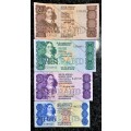 COMPLETE SET OF TW DE JONGH & DECIMALS R20 -D7 TO R2  - 1978---4TH ISSUE ( 1 BID TAKES ALL)