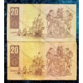 REPLACEMENT NOTES GPC DE KOCK R20 - Z7 & Z8 - THIRD ISSUE 1984 (1 BID TAKES ALL)