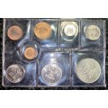 S A MINT UNCIRCULATED SET 1973 --SILVER R1 TO 1/2 CENT - SEALED FROM SA MINT