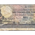 MH DE KOCK 1 POUND 1946 E/A 1ST ISSUE A156