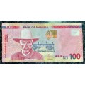 NAMIBIA 100 DOLLARS 2012 HENDRIK WITBOOI