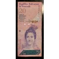 VENEZUELA 20 BOLIVARES 2007