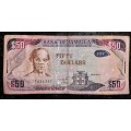JAMAICA 50 DOLLARS 2013