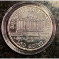 AUSTRIA SIVLER 1.50 EURO 1OZ PURE SILVER .999 VIENNA PHILHARMONIC 2018 BU COMES WITH CAPSULE