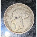 GREAT BRITAIN SILVER 6 PENCE 1881