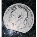 GREAT BRITAIN SILVER 1 SHILLING 1824