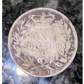 GREAT BRITAIN SILVER 1 SHILLING 1881