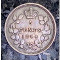 CANADA SILVER 5 CENT 1899 STERLING SILVER