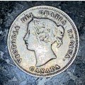 CANADA SILVER 5 CENT 1899 STERLING SILVER