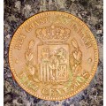 SPAIN 10 CENTIMOS 1878