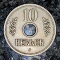 GERMAN EAST AFRICA 10 HELLER 1909 HAMBURG MINT