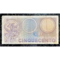 ITALY 500 LIRE 1974